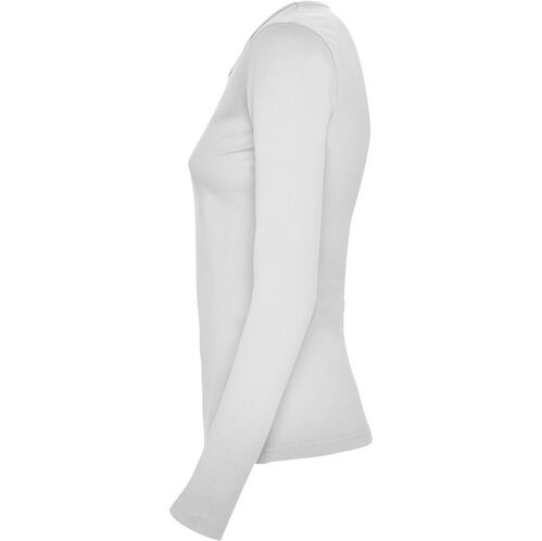 Camiseta unisex de manga larga Mod. EXTEME WOMAN (01) Blanco Talla S