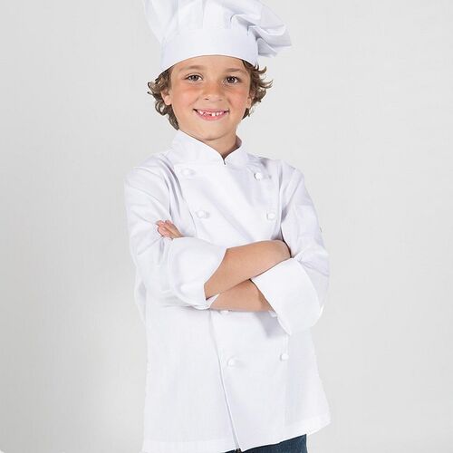 Chaqueta de cocinero infantil (101) Blanco Talla 4