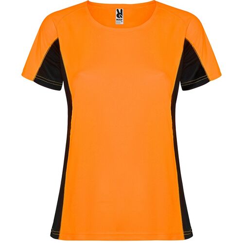 Camiseta tcnica Mod. SHANGHAI WOMAN (223) Naranja Flor Talla S