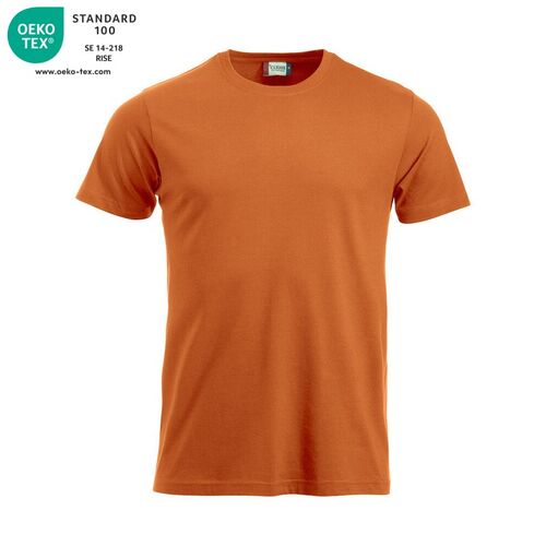 Camiseta manga corta Mod. CLASSIC-T Naranja rojizo (18) Talla M