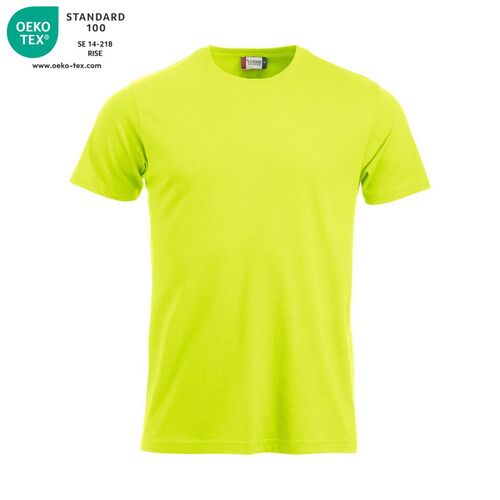 Camiseta manga corta Mod. CLASSIC-T Verde visibilidad (600) Talla XS