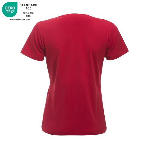 Camiseta manga corta de mujer Mod. CLASSIC-T LADIES Rojo (35) Talla XL