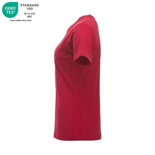 Camiseta manga corta de mujer Mod. CLASSIC-T LADIES Rojo (35) Talla XL