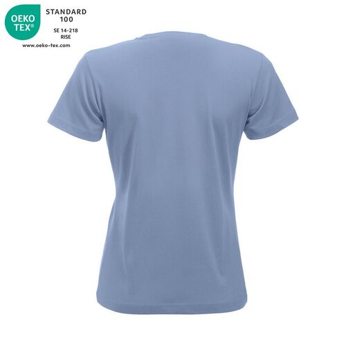 Camiseta de mujer Mod. CLASSIC-T LADIES Azul claro (57) Talla XS