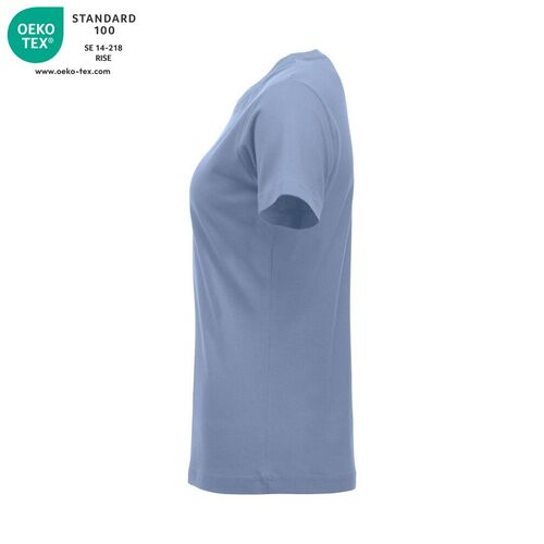 Camiseta de mujer Mod. CLASSIC-T LADIES Azul claro (57) Talla XS