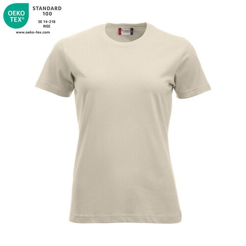 Camiseta de mujer Mod. CLASSIC-T LADIES Beige claro (815) Talla XS