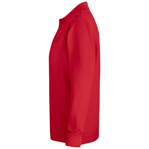Polo de manga larga con bolsillo Rojo (35) Talla S