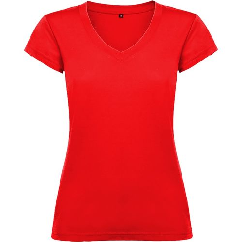 Camiseta de chica manga corta Mod. VICTORIA (60) Rojo  Talla L
