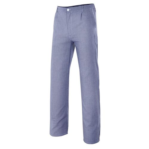 350. Pantalón de cocinero de pata de gallo Pata de gallo Azul/Blanco (13) Talla 36