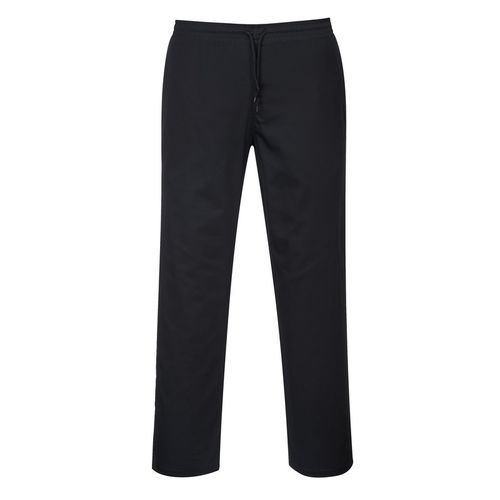 Pantaln de cocina con cordn Negro Talla L