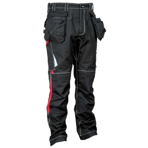 Pantalón Mod. LEIRIA con elástico 300 grs. Negro Talla 38