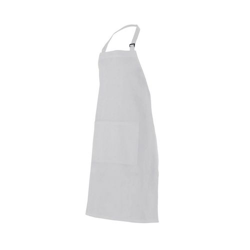 404203. Delantal con peto Blanco (7) Talla Única