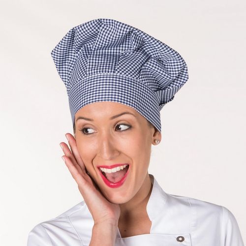 Gorro GRAN CHEF vichy con cierre de velcro