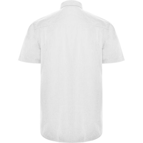 Camisa de caballero de manga corta Blanco Talla XXL