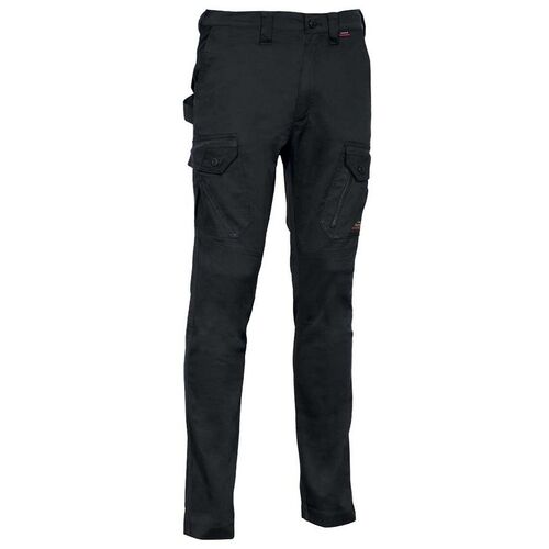 Pantalón multibolsillos elástico Mod JEMBER Negro Talla 44