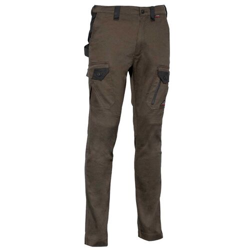 Pantalón multibolsillos elástico Mod JEMBER Fango Talla 58