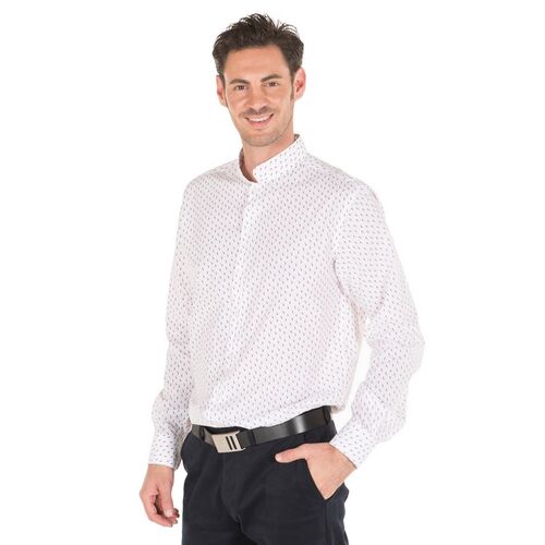 Camisa de caballero Mod. FIORE (1105) Gaviota Blanco Talla 38