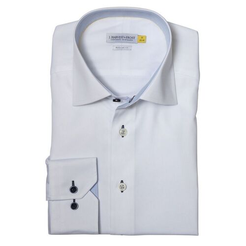 Camisa Yellow Bow 51 Regular White/Sky blue Talla M