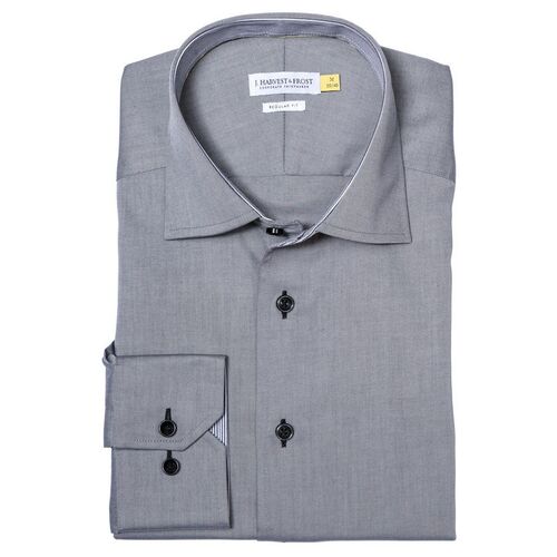 Camisa Yellow Bow 51 Regular (955) Gris / Negro Talla S