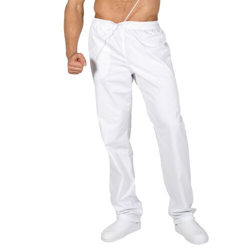 Pantalón para alimentación sin bolsillos (101) Blanco Talla M