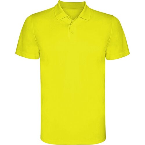 Polo técnico Mod. MONZHA (221) Amarillo Flúor Talla S
