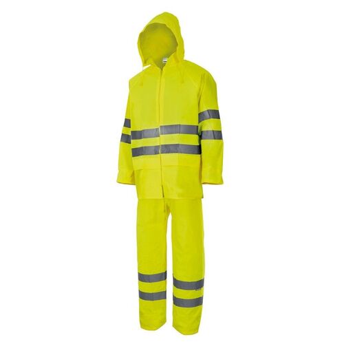 Traje de lluvia dos piezas alta visibilidad Amarillo Flor (20) Talla XXL