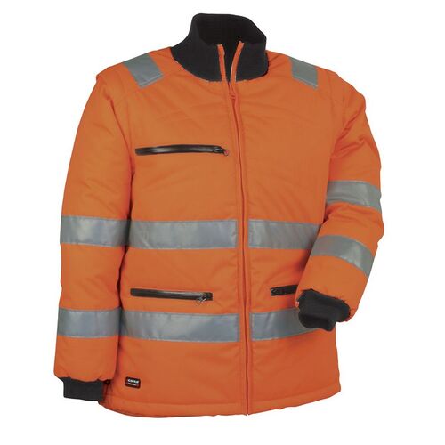 Parka desmontable de alta visibilidad Mod. PROTECTION Naranja Fluor Talla 54