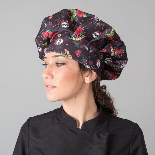 Gorro GRAN CHEF con cierre de velcro (4112) Estampado Tatto Talla nica