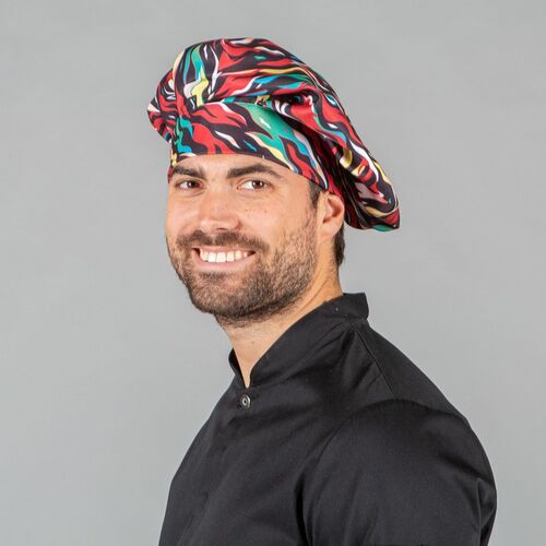 Gorro GRAN CHEF con cierre de velcro (5117) Llamas Talla nica