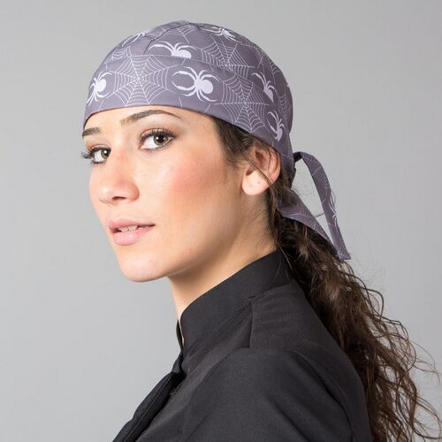 Gorro pirata de microfibra estampada (4113) Araa Gris Talla nica