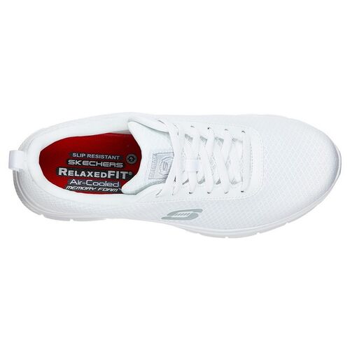 Zapato de caballero Mod. SKECHERS FLEX ADVANTAGE SR Blanco Talla 41