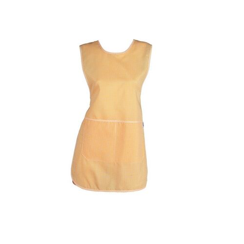 Casulla con bolsillo (208) Vichy Amarillo C.G. Talla nica