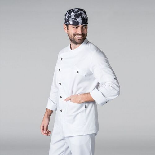 Chaqueta de cocina Mod. SOLER (101) Blanco Talla XS