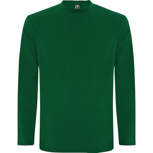 Camiseta unisex de manga larga Mod. EXTREME (56) Verde Botella Talla XXL