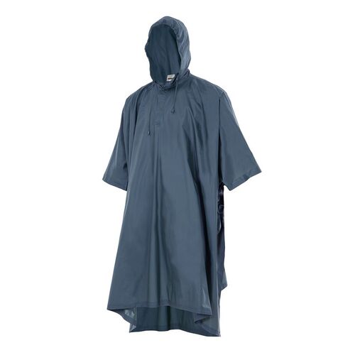 Poncho de lluvia con capucha Azul Marino (1) Talla nica