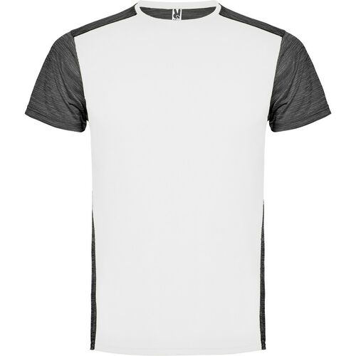 Camiseta tcnica Mod. ZOLDER (1243) Blanco / Negro vigor Talla L