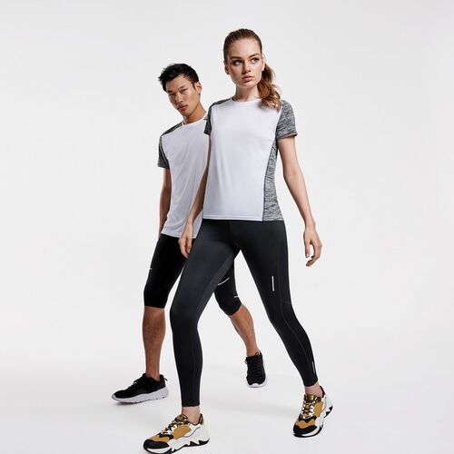 Camiseta técnica Mod. ZOLDER (1243) Blanco / Negro vigoré Talla L