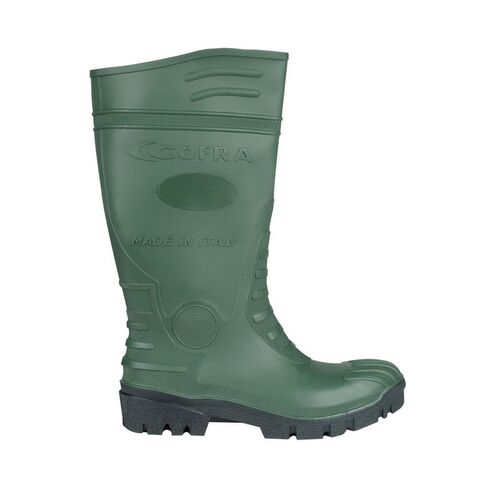 Bota de agua con seguridad Mod. TYPHOON S5 Verde Botella Talla 39