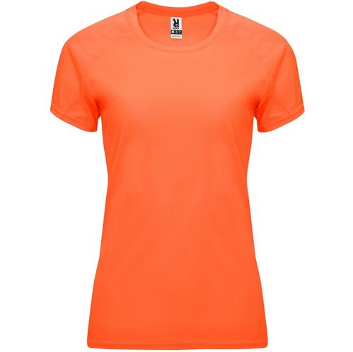 Camiseta técnica Mod. BAHRAIN WOMAN (223) Naranja Flúor Talla L