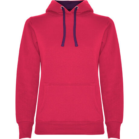 Sudadera con capucha de mujer Mod. URBAN WOMA Rosetn / Prpura (78/71) Talla S