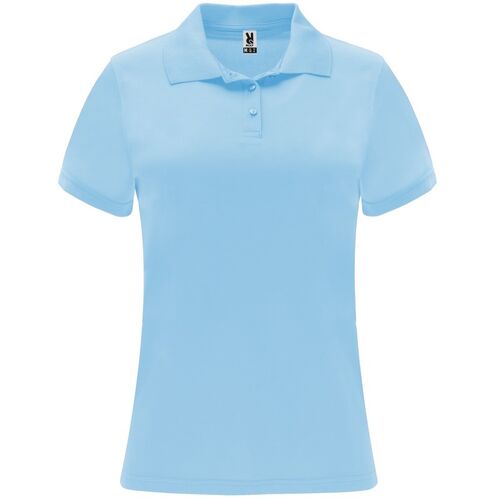 Polo tcnico de mujer Mod. MONZHA WOMAN (10) Celeste Talla S