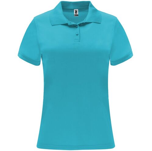 Polo tcnico de mujer Mod. MONZHA WOMAN (12) Turquesa Talla S