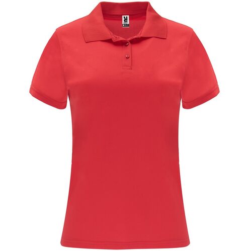 Polo técnico de mujer Mod. MONZHA WOMAN (60) Rojo  Talla S