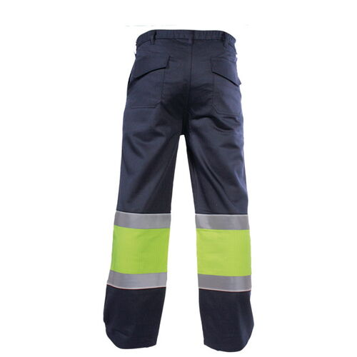 Pantalones ATEX de alta visibilidad Mod. WELDER HV Amarillo Fluor / Azul Marino Talla XXL