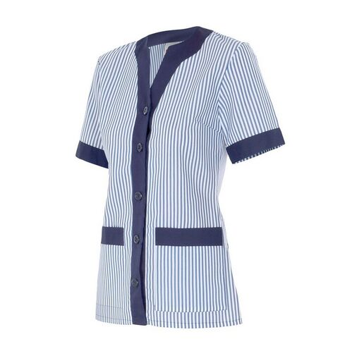 Casaca sanitaria a rayas Mod. 579 Azul Marino (1) Talla XXL