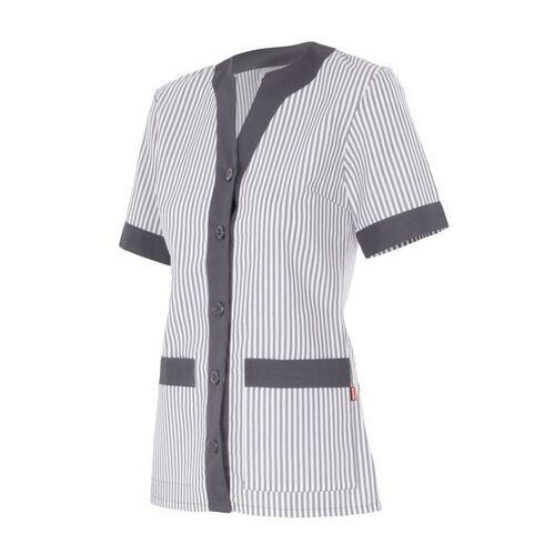 Casaca sanitaria a rayas Mod. 579 Gris (8) Talla XS