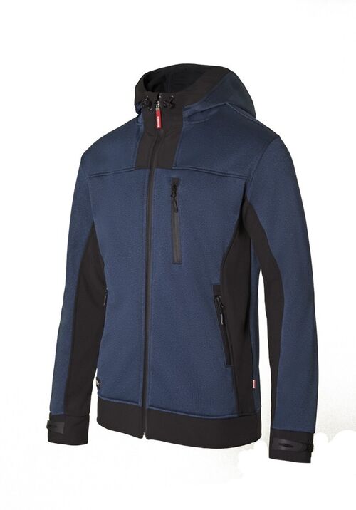 Cazadora softshell bicolor Mod. 206007 Azul Marino Talla XS