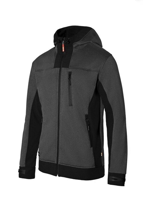 Cazadora softshell bicolor Mod. 206007 Gris Oscuro (42) Talla S