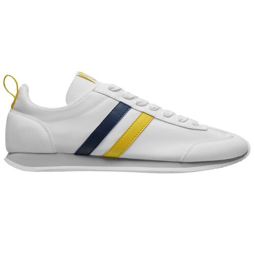 Zapatilla estilo retro Mod. NADAL INFANTIL (01/03/55) Blanco / Amarillo / Marino Talla 34