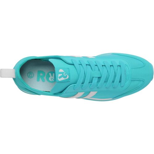 Zapatilla estilo retro Mod. NADAL INFANTIL (98/01) Verde Menta / Blanco Talla 34